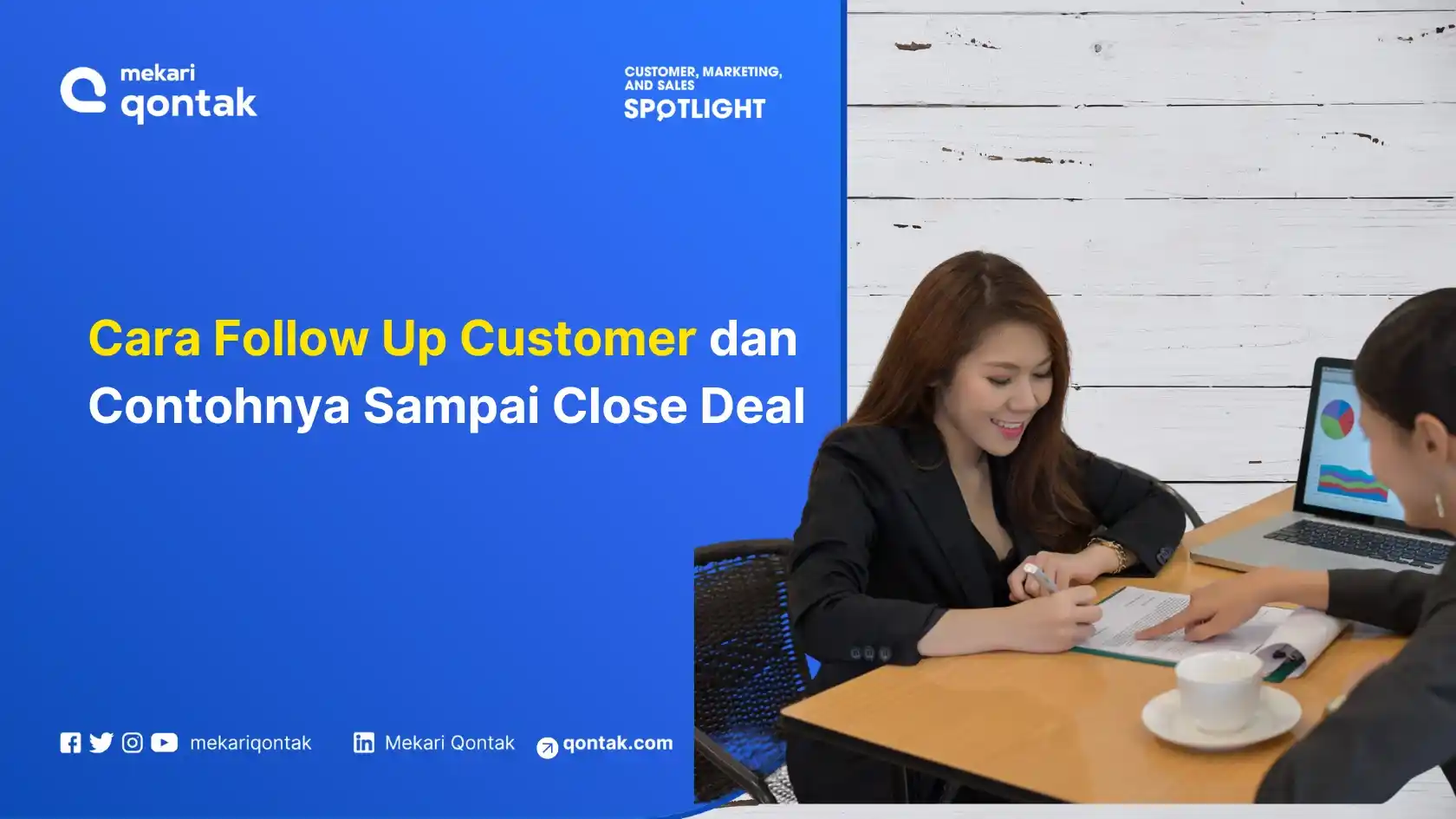 ilustrasi cara follow up customer baru dan lama