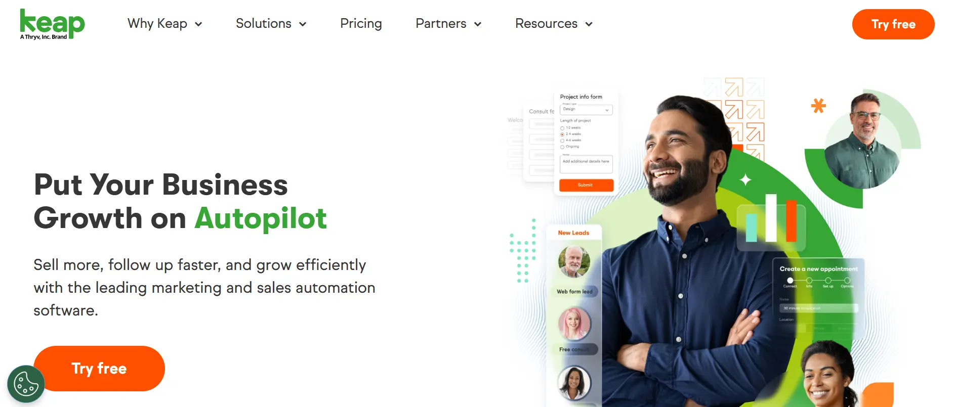 Landing Page Keap tools Digital Marketing Automation-Keap