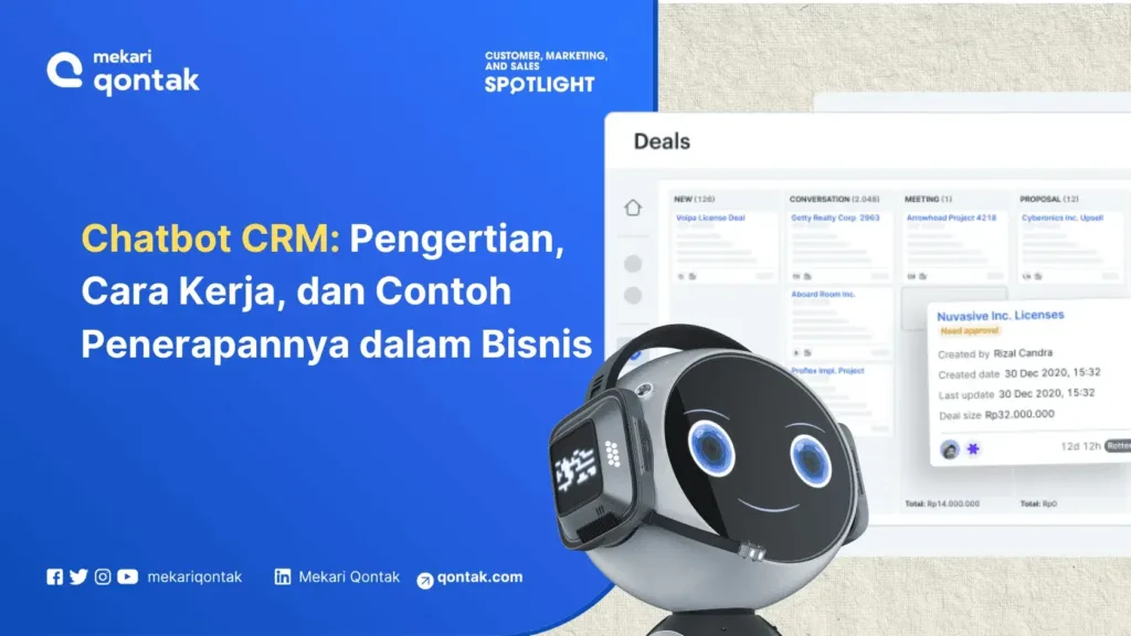 Chatbot CRM: Pengertian, Manfaat, dan Contoh Penerapannya Chatbot Crm: Pengertian, Manfaat, Dan Contoh Penerapannya