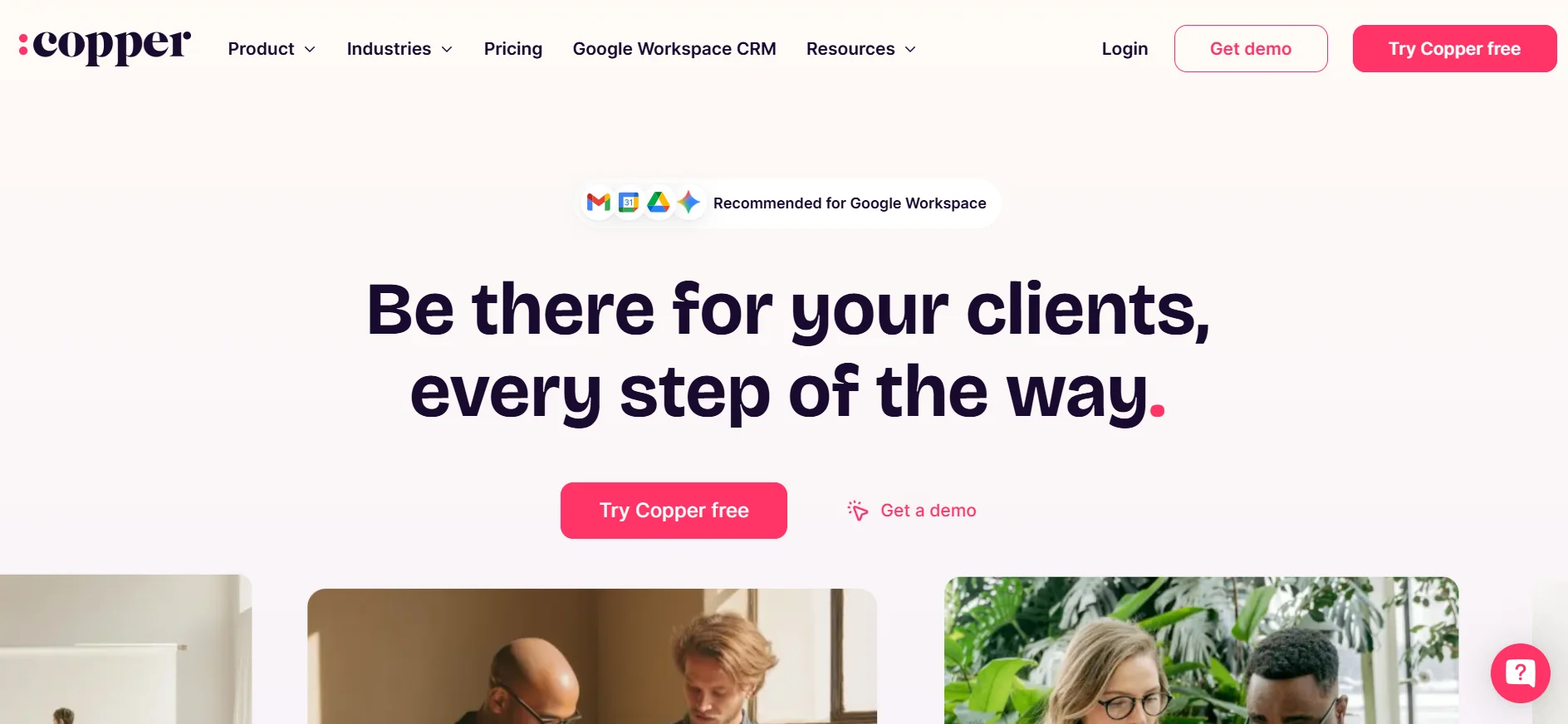 Landing Page Copper tools Digital Marketing Automation-Copper
