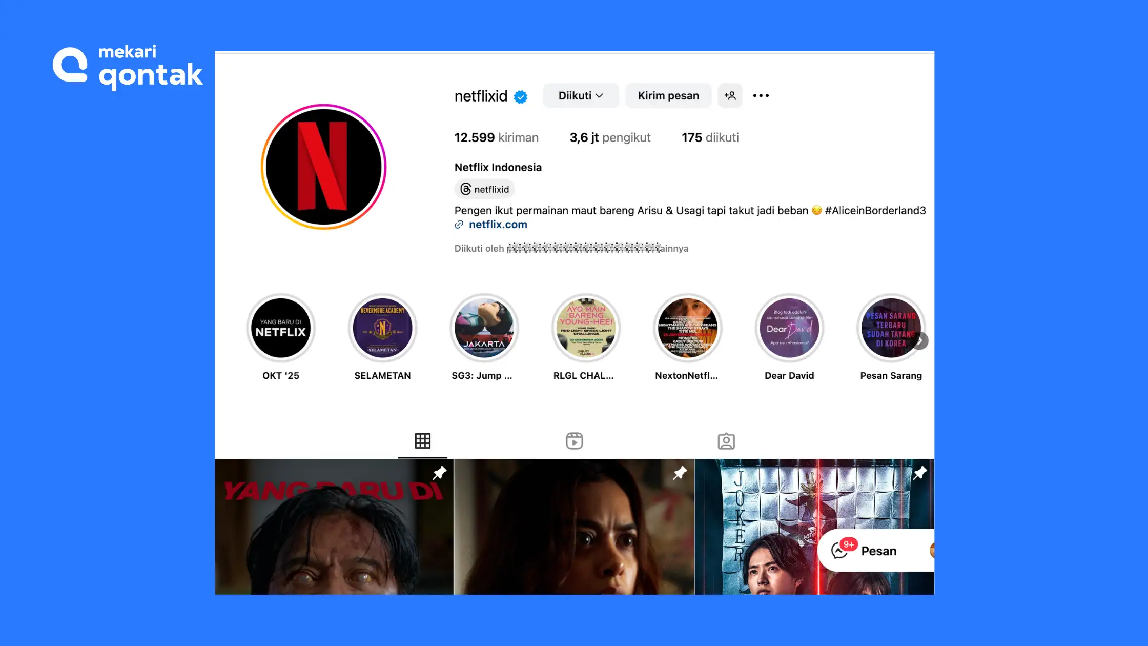 Contoh Social Media Optimization Netflix Indonesia Contoh Social Media Optimization Netflix Indonesia
