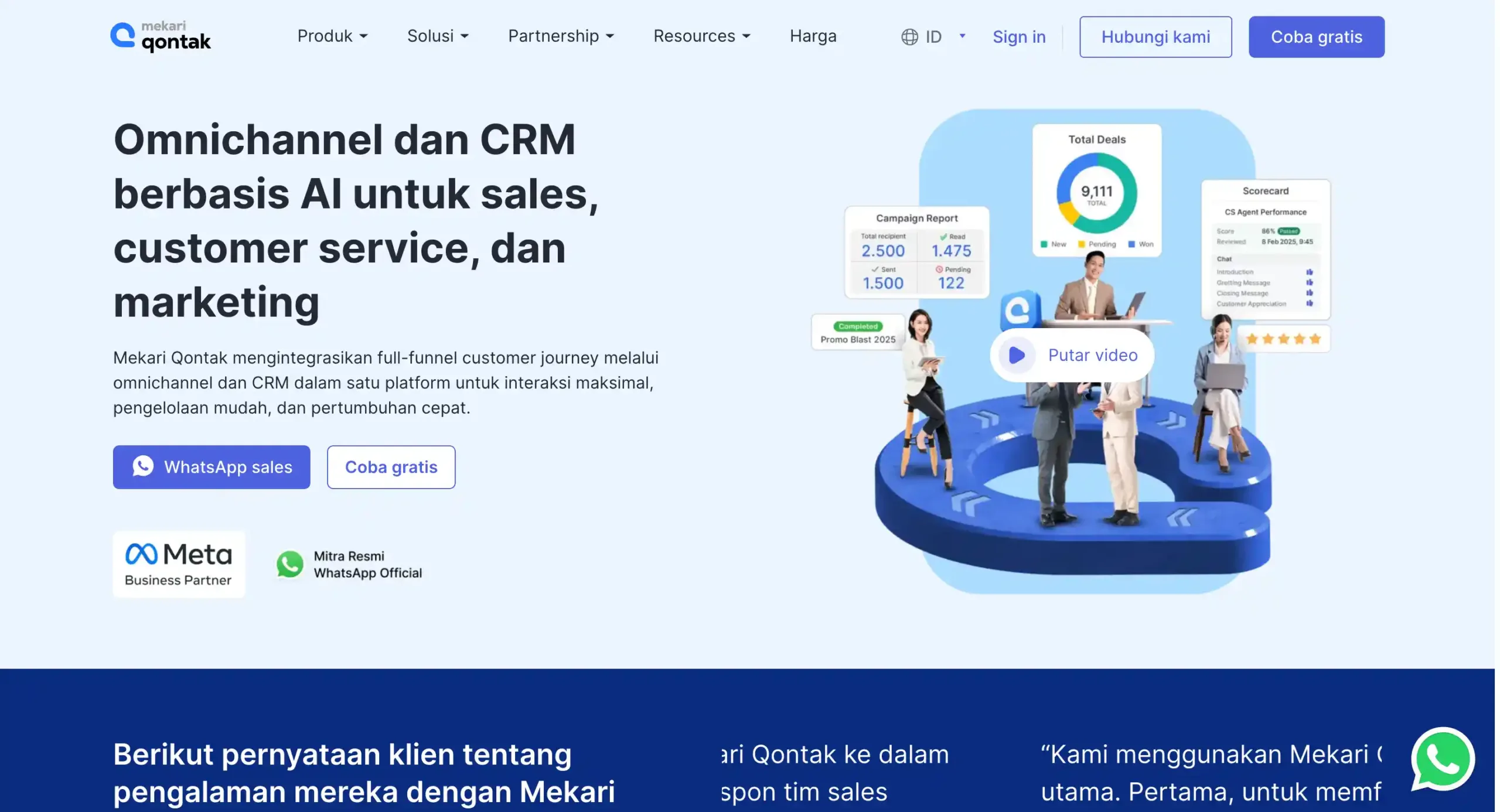 Software Omnichannel Customer Service-mekari qontak