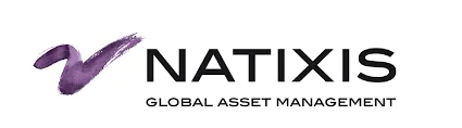 Natixis Global Asset Management tertera dengan desain profesional, menonjolkan identitas merek dan fokusnya pada pengelolaan aset.
