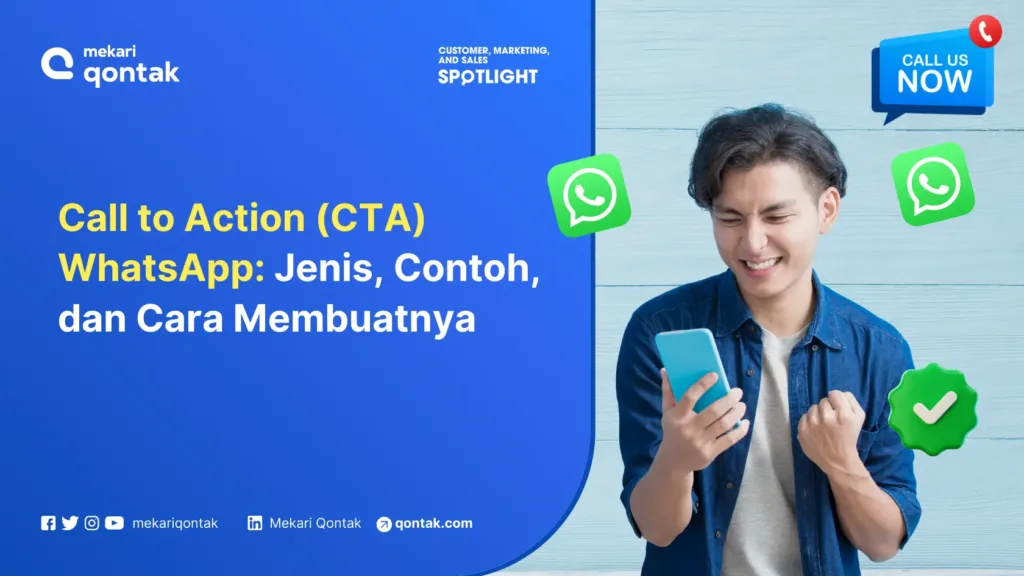 Ilustrasi Call to Action (CTA) WhatsApp Jenis, Contoh, dan Cara Membuatnya Call to Action (CTA) WhatsApp Jenis, Contoh, dan Cara Membuatnya