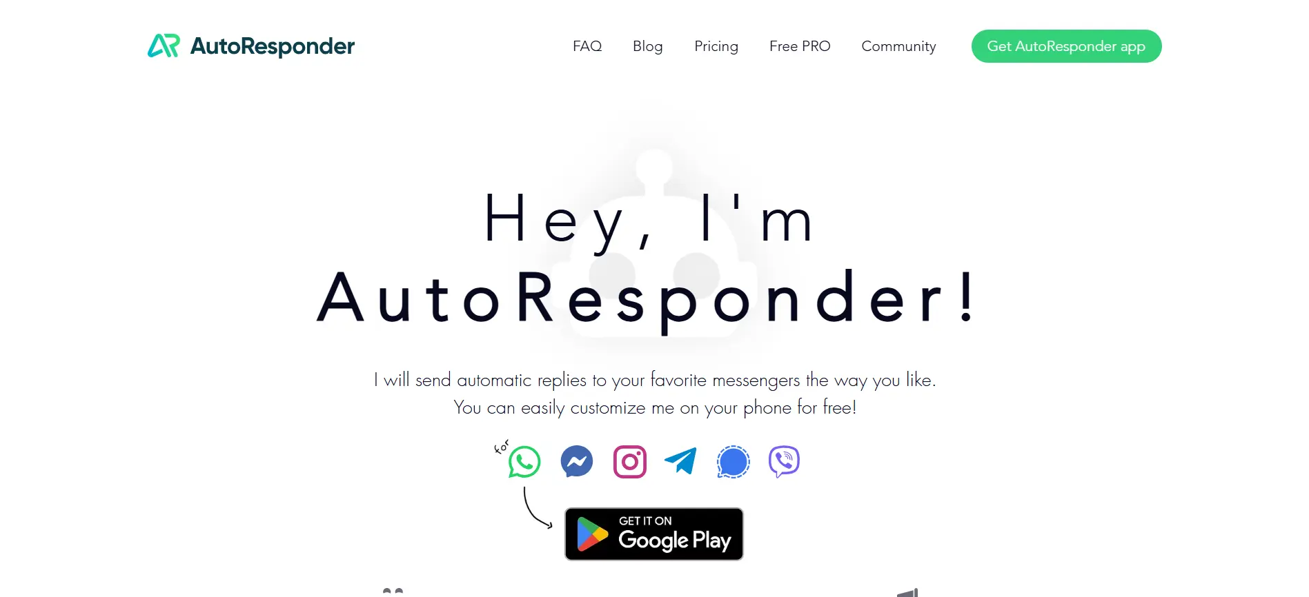 Tampilan Halaman Homepage Aplikasi auto reply Whatsapp Autoresponder.ai Halaman Homepage Aplikasi auto reply Whatsapp Autoresponder.ai