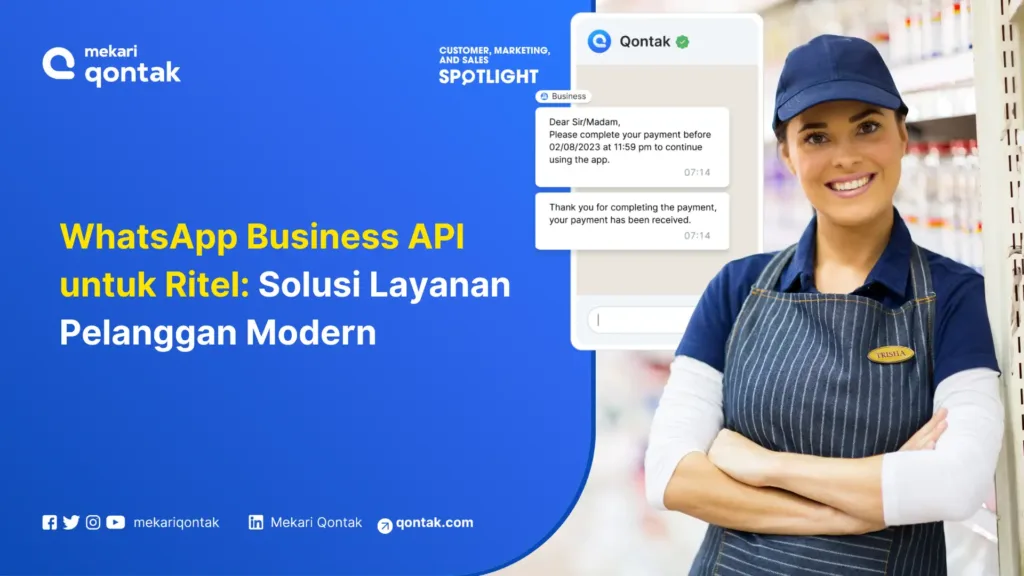 WhatsApp Business API untuk Ritel Solusi Layanan Pelanggan Modern WhatsApp Business API untuk Ritel: Solusi Layanan Pelanggan Modern