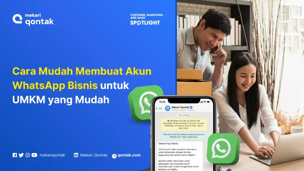 Ilustrasi Cara Mudah Membuat Akun Whatsapp Bisnis Kecil Dan UMKM Cara Mudah Membuat Akun Whatsapp Bisnis Kecil Dan UMKM