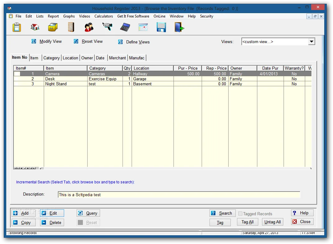 Tampilan Dashboard Aplikasi Stok Barang Household Register Dashboard Aplikasi Stok Barang Household Register