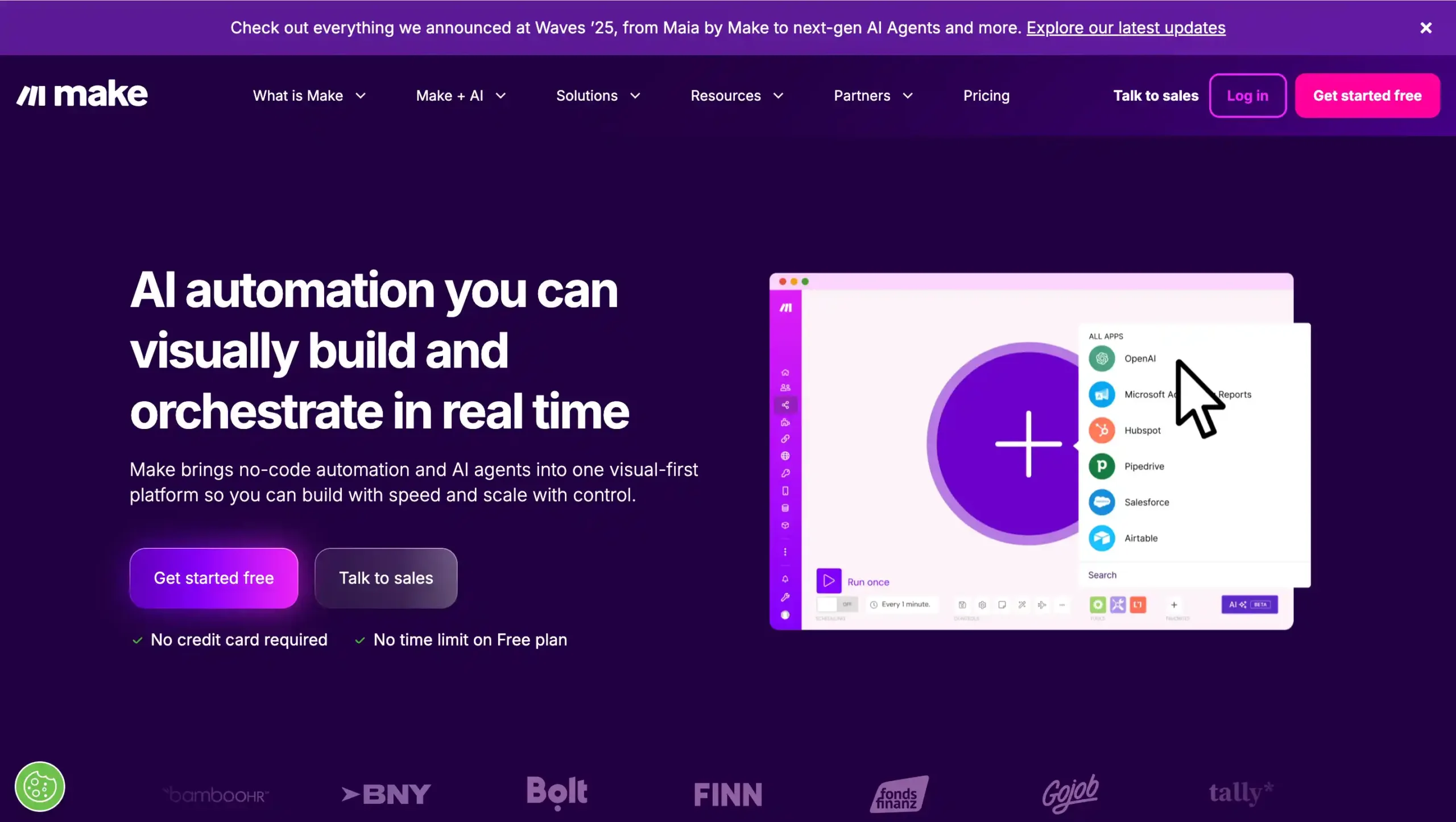 Make-best ai workflow automation tools