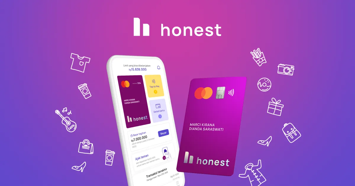 Tampilan Dashboard Virtual Credit Card Honest Card Dashboard Virtual Credit Card Honest Card