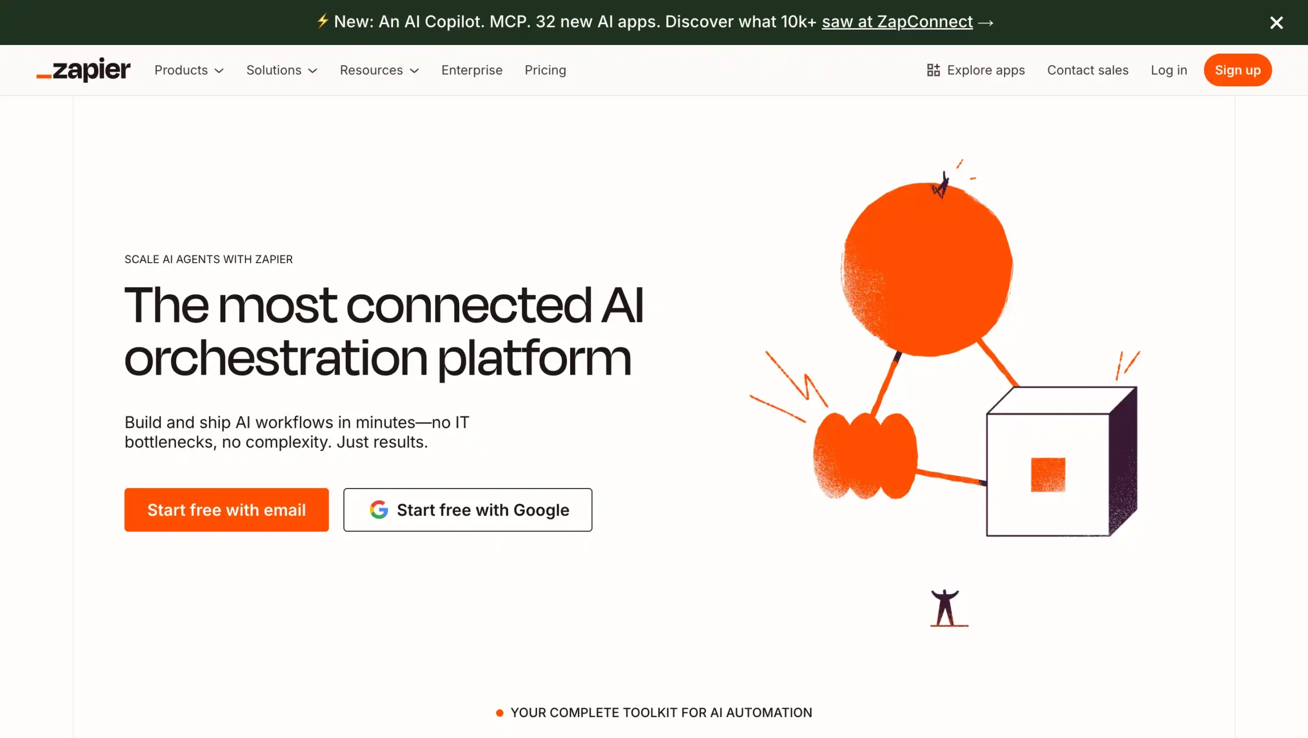Zapier-best enterprise workflow automation software