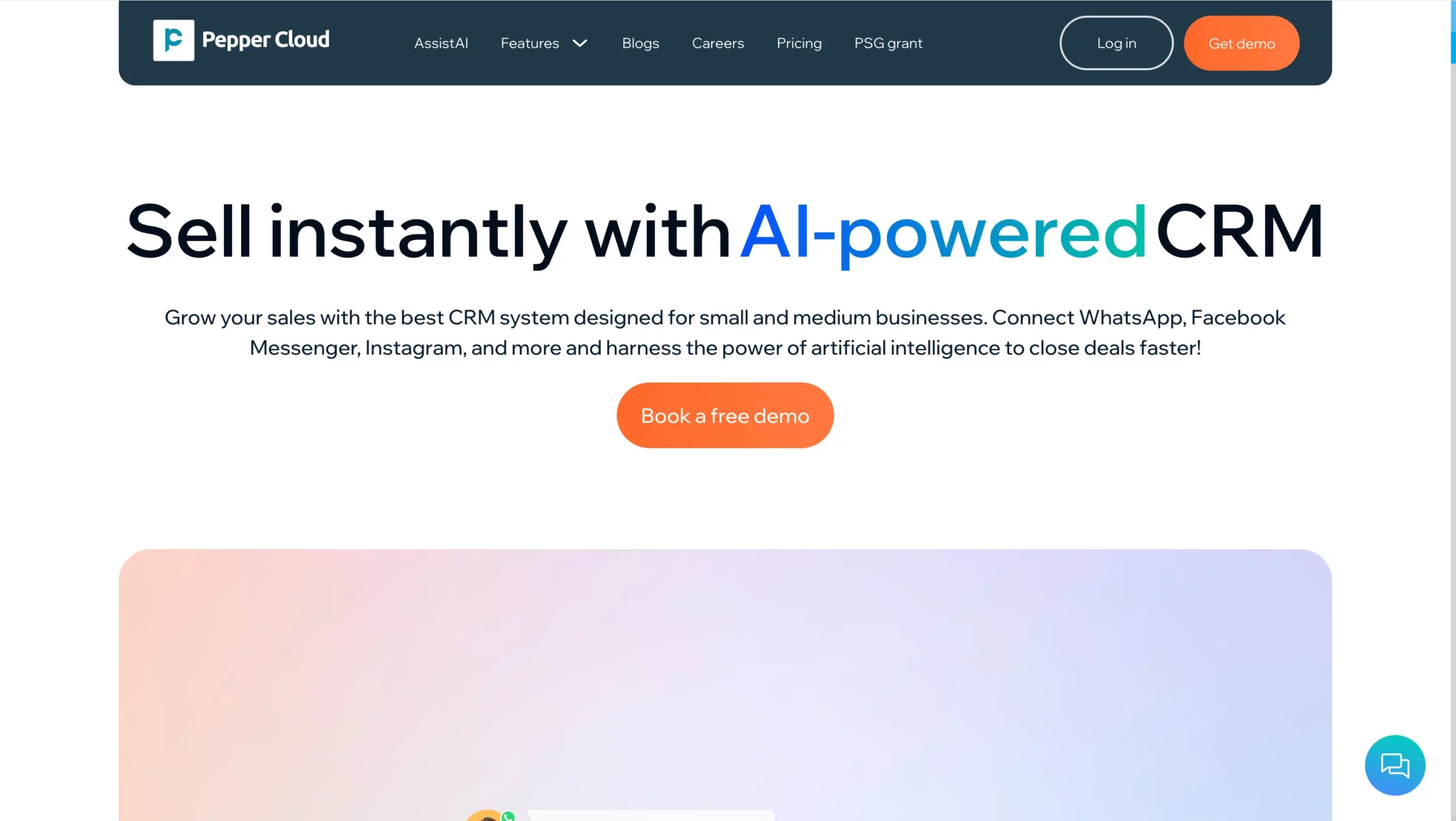 Landing Page Pepper Cloud Pepper Cloud_aplikasi crm untuk f&b terbaik