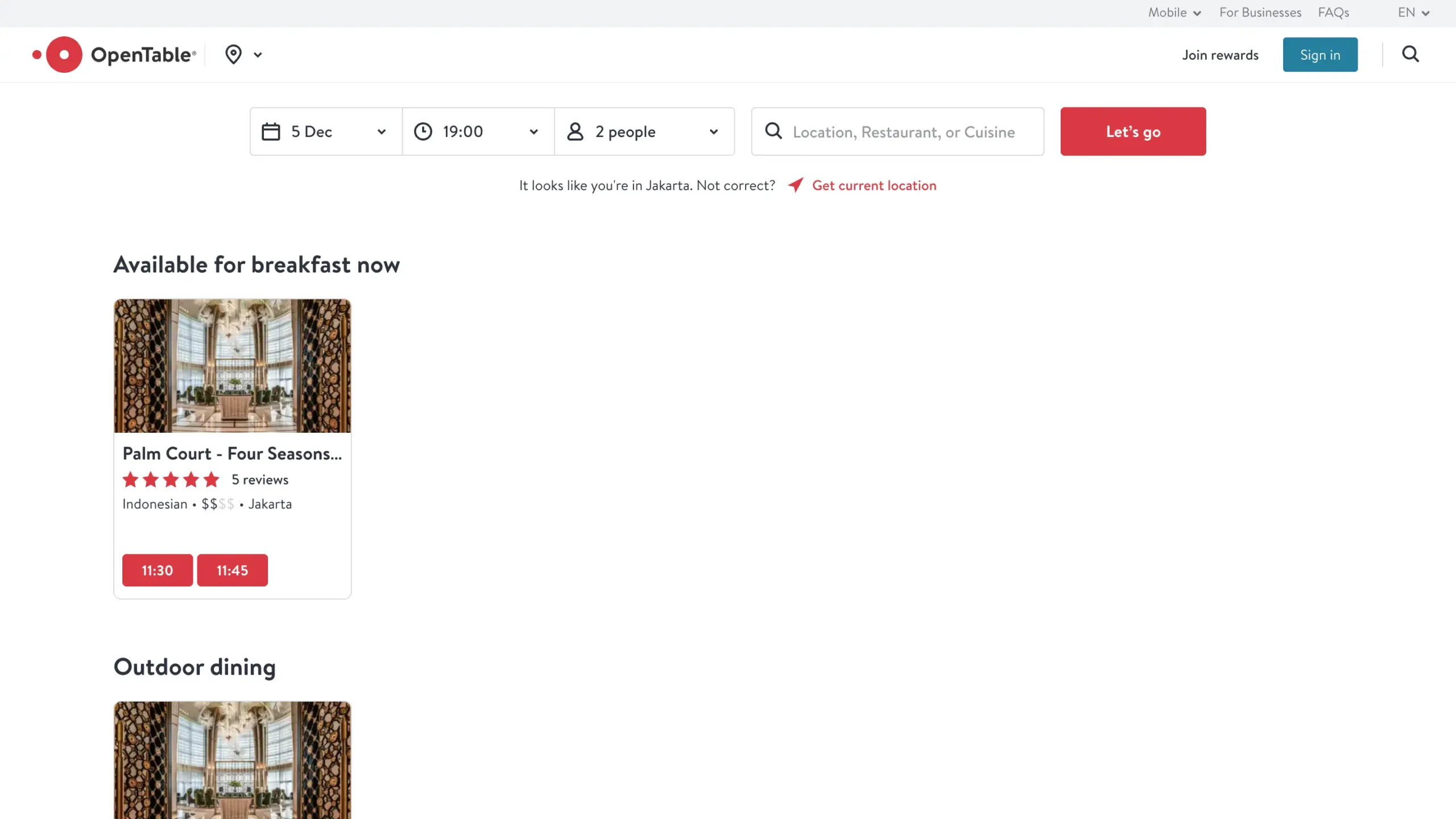 Landing Page OpenTable aplikasi crm untuk f&b terbaik-OpenTable