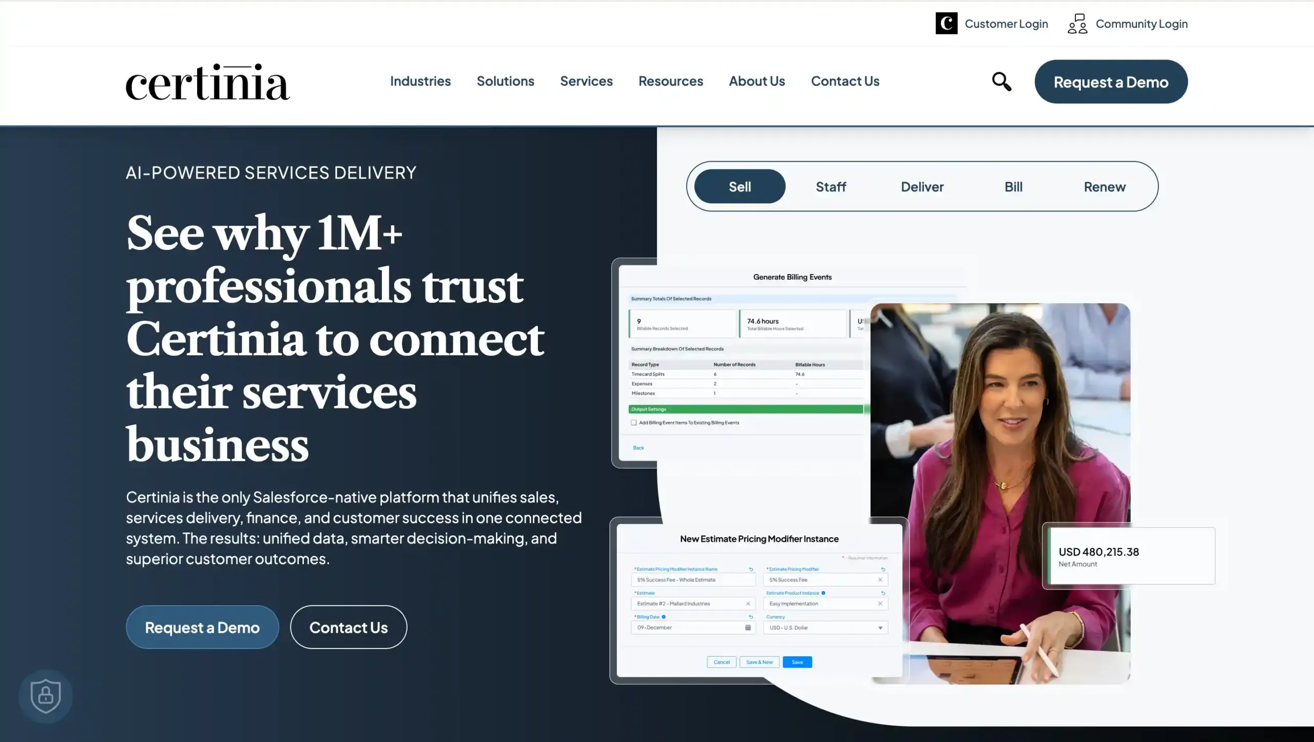 Landing Page Certinia Certinia-aplikasi erp terbaik