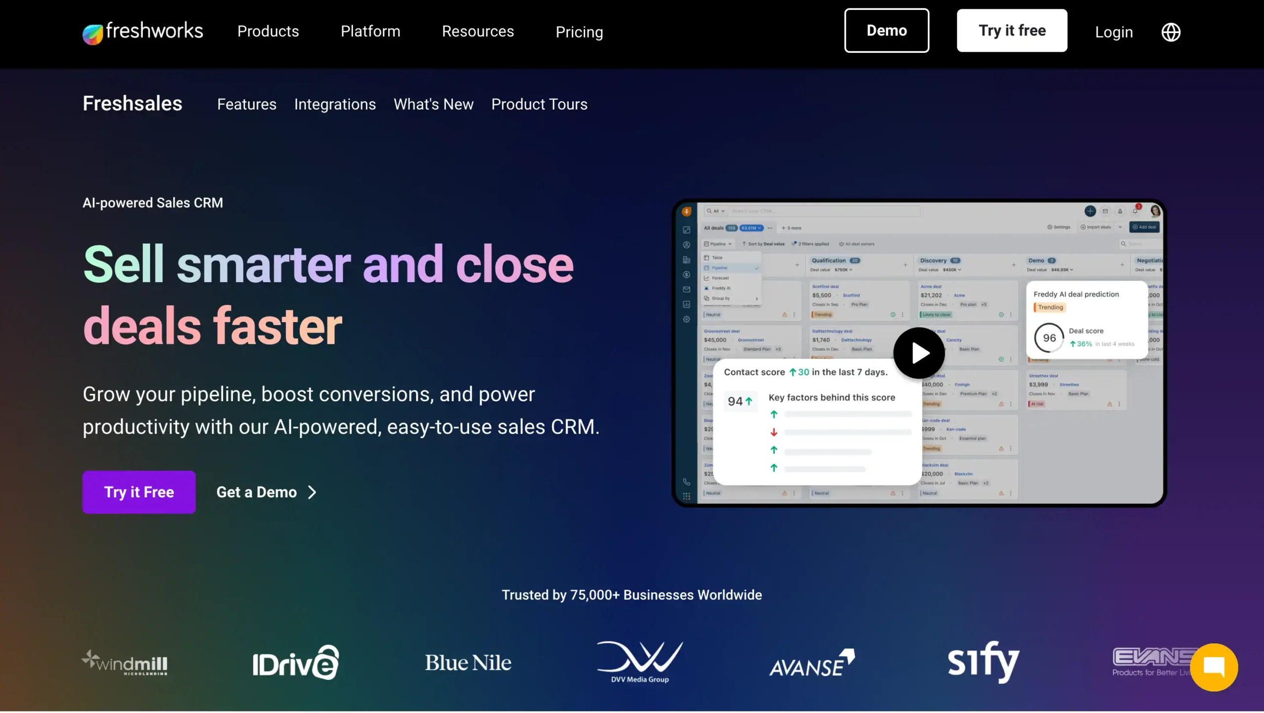 Freshsales-alternatif pipedrive terbaik