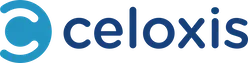 Logo perusahaan dengan elemen lingkaran biru dan nama perusahaan ditampilkan, menekankan identitas merek dalam konteks profesional.