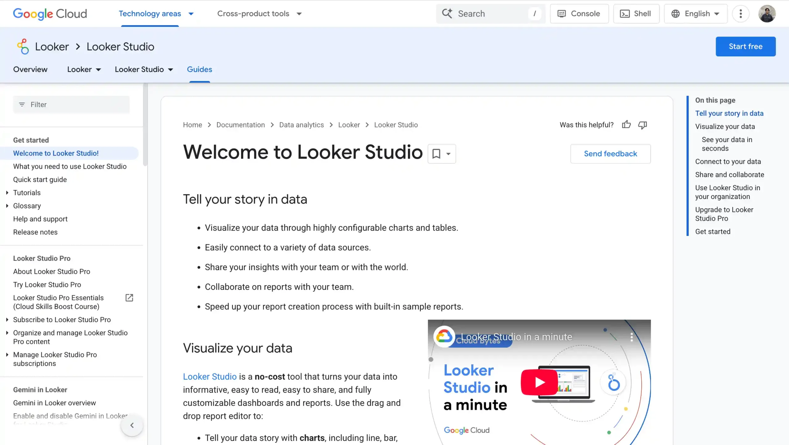 Landing Page Looker Studio Looker Studio-software enterprise terbaik