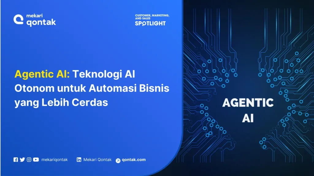 Agentic AI Teknologi AI Otonom untuk Automasi Bisnis yang Lebih Cerdas Agentic AI: Teknologi AI Otonom untuk Automasi Bisnis yang Lebih Cerdas