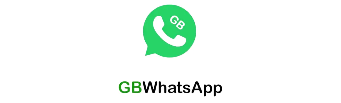 Logo aplikasi GBWhatsApp berwarna hijau dengan simbol telepon. Ini mengindikasikan platform komunikasi untuk pesan dan panggilan.