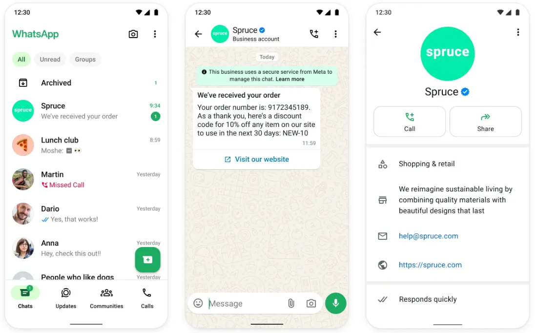 360dialog WhatsApp Blast Software Message List