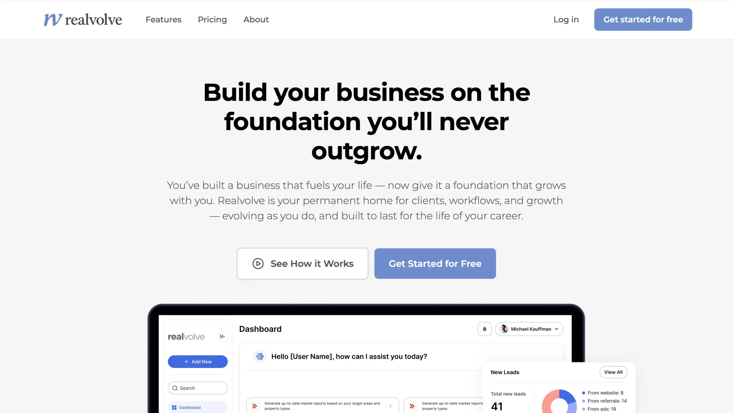 Landing Page Realvolve Realvolve-aplikasi crm real estate terbaik