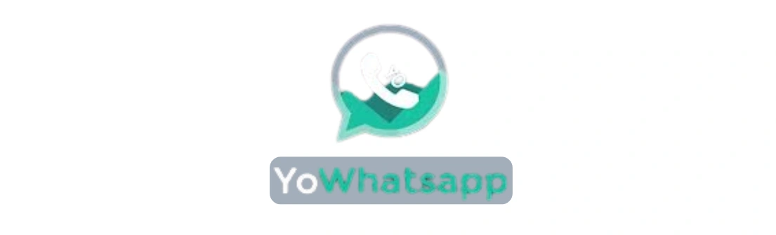 Logo platform YoWhatsApp menampilkan ikon berbentuk telepon dalam balon dialog, melambangkan komunikasi yang efisien dalam aplikasi chat modern.