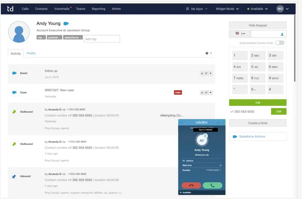 Aplikasi contact center talkdesk Aplikasi Contact Center Talkdesk