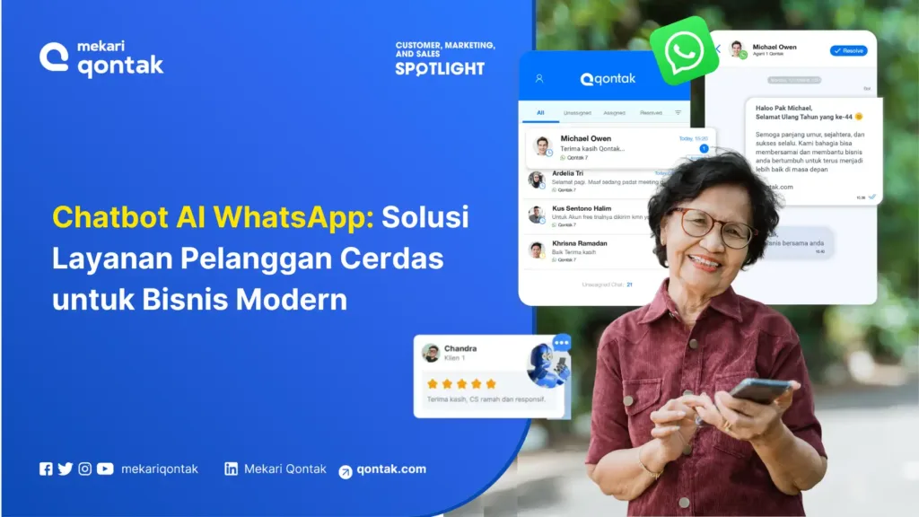 Chatbot AI WhatsApp Solusi Layanan Pelanggan Cerdas untuk Bisnis Modern Chatbot AI WhatsApp: Solusi Layanan Pelanggan Cerdas untuk Bisnis Modern