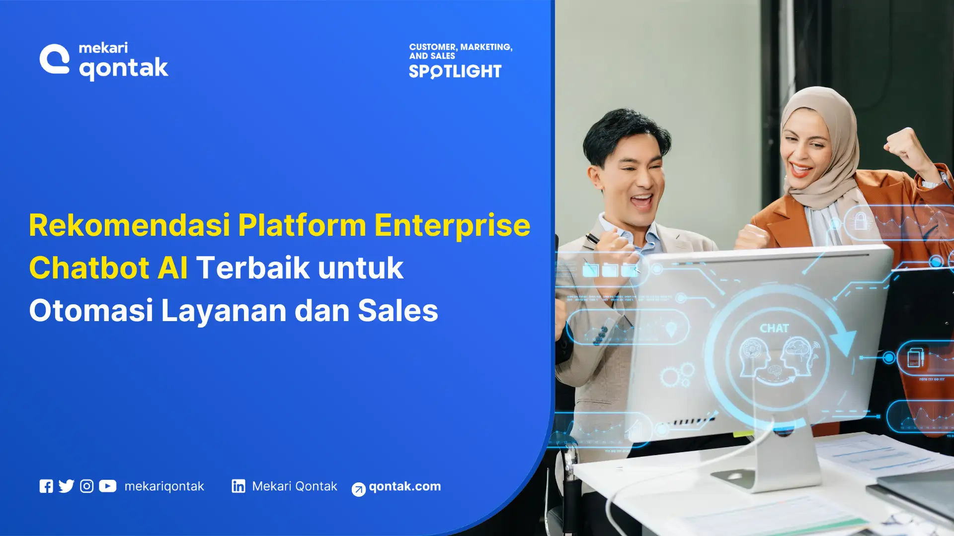 Rekomendasi Platform Enterprise Chatbot AI Terbaik untuk Otomasi Layanan dan Sales