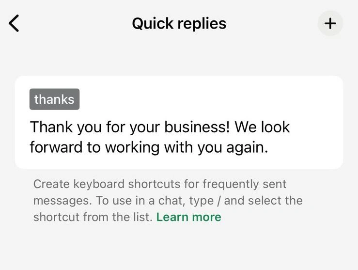 Quick Replies WhatsApp Bisnis quick replies-auto reply whatsapp bisnis saat ramadan