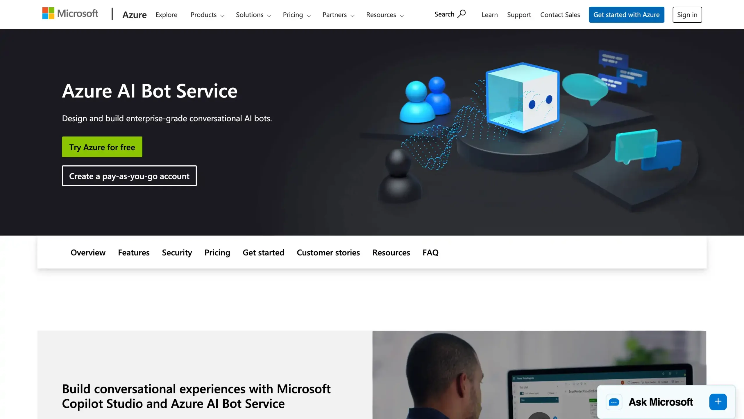 platform enterprise ai terbaik-Platform Azure AI Bot Service memungkinkan pengguna untuk merancang dan membangun chatbot percakapan tingkat perusahaan, menawarkan pengalaman interaktif.