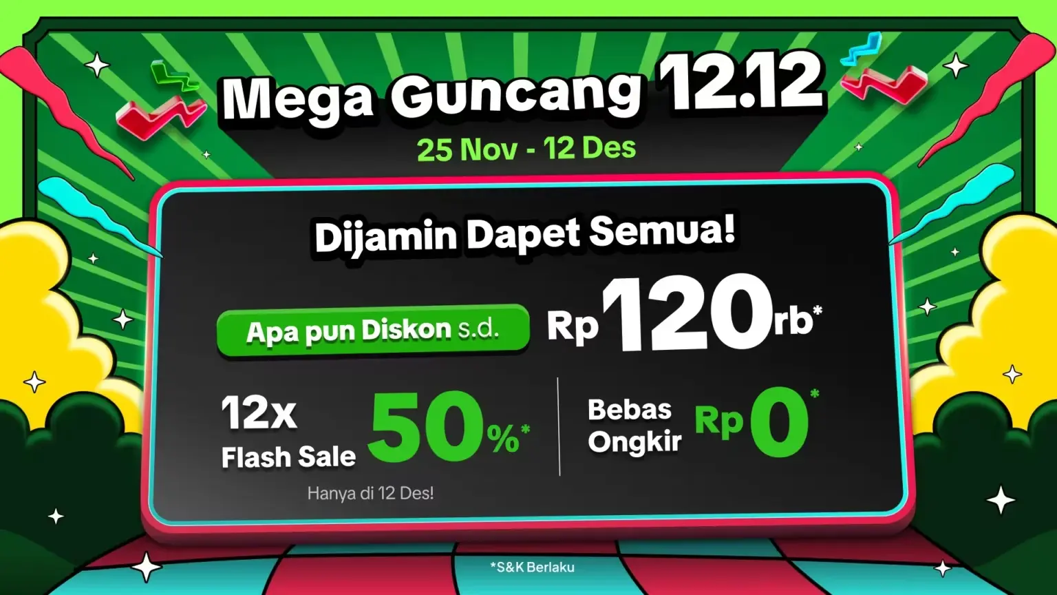 contoh flash sale tokopedia