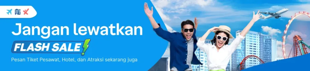 contoh flash sale traveloka