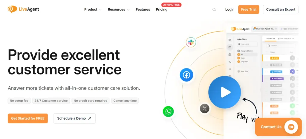 Halaman Homepage Software Customer Support Liveagent Homepage Software Customer Support Liveagent