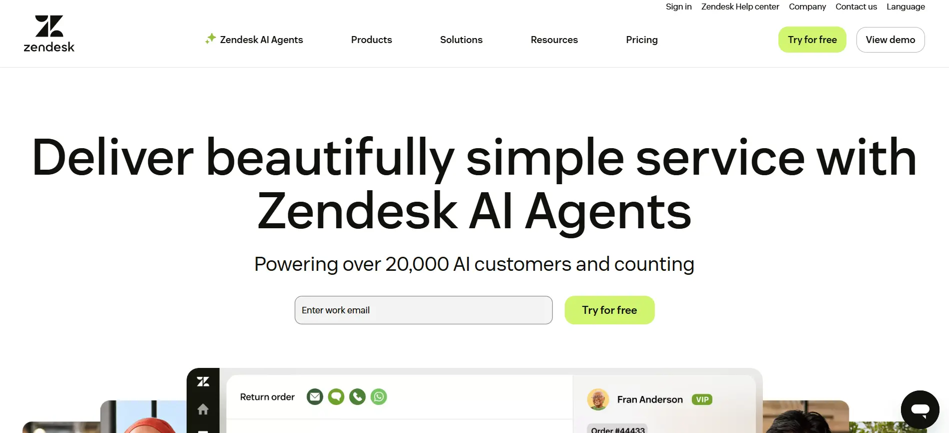 Tampilan Homepage Software Customer Support Zendesk Homepage Software Customer Support Zendesk