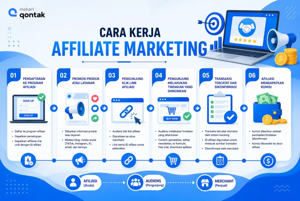Cara Kerja Affiliate Marketing