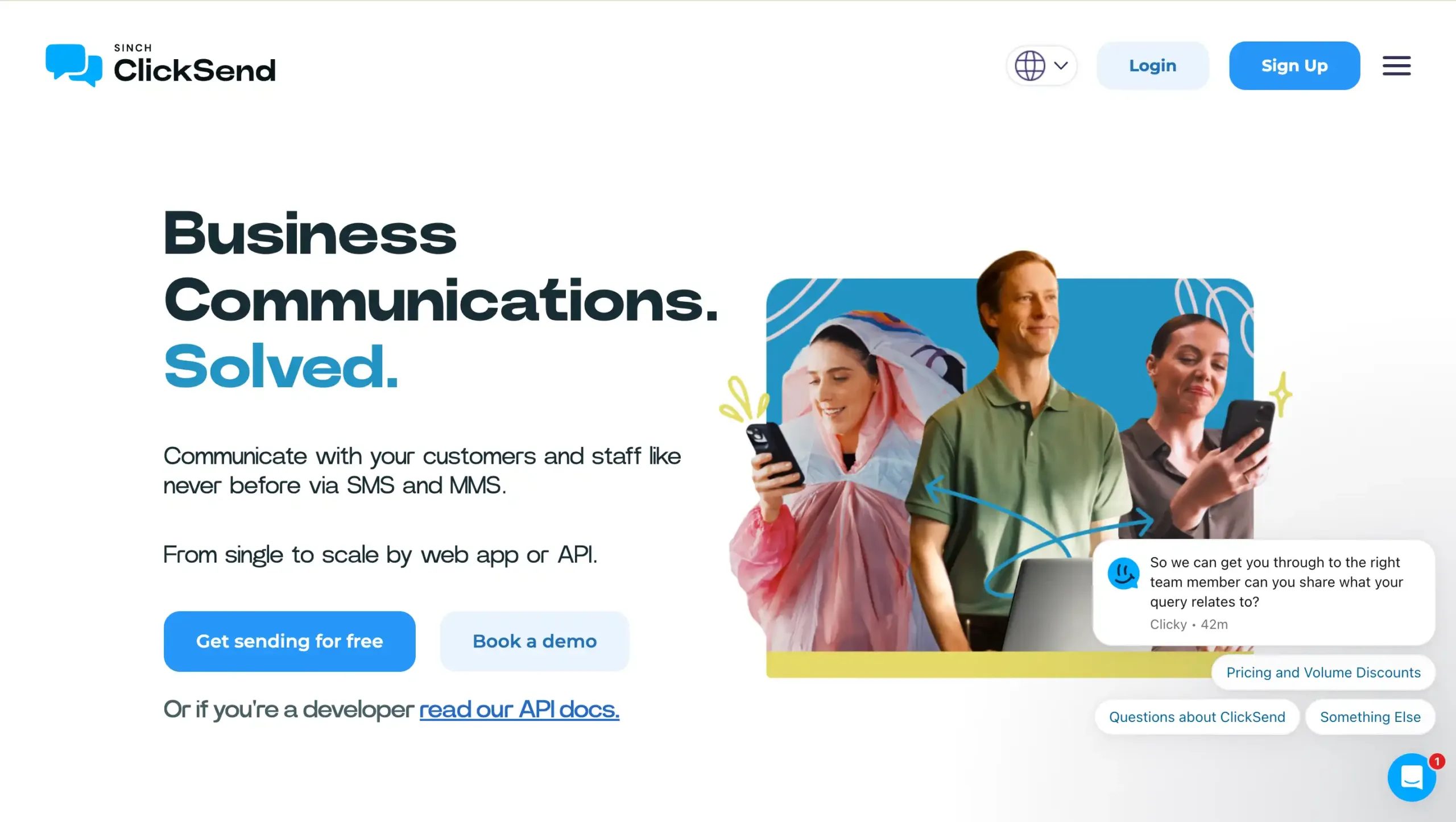 ClickSend-alternatif bird CRM (MessageBird) terbaik