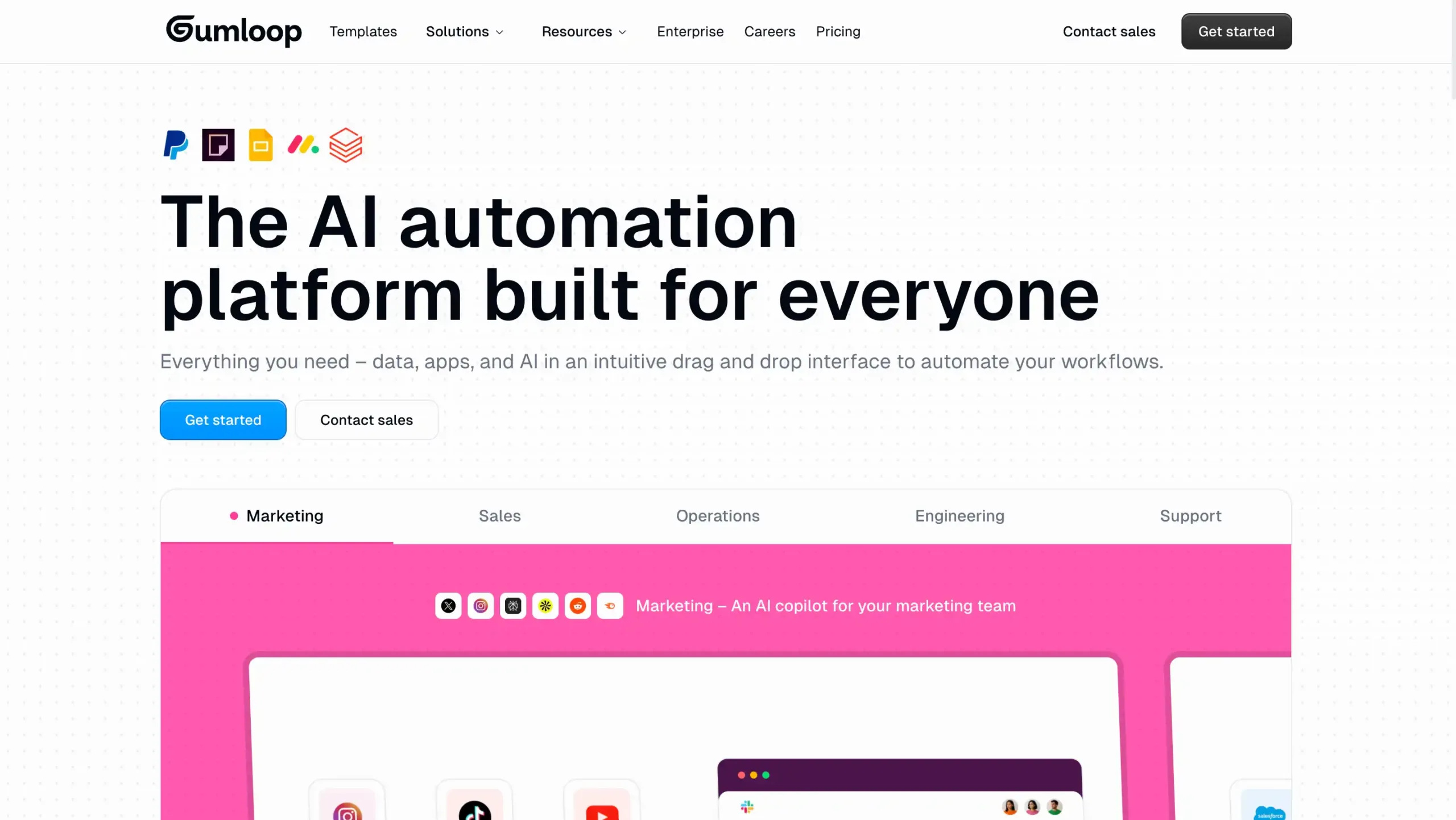 Gumloop-best ai workflow automation tools