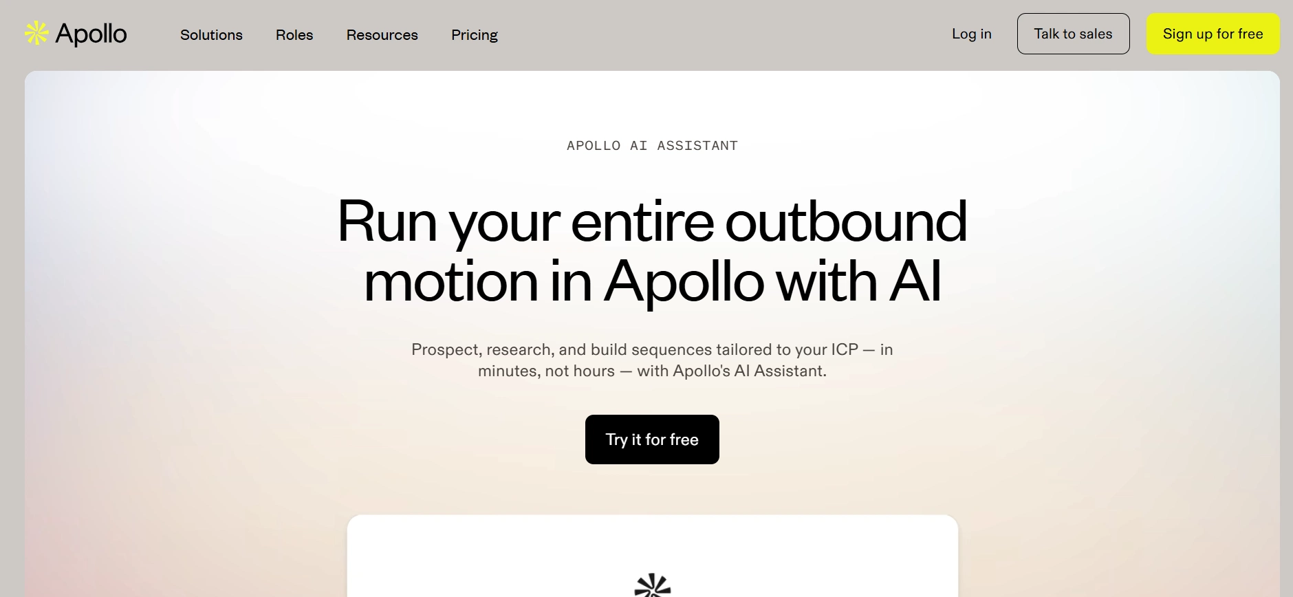 Apollo.io-best ai lead generation tools