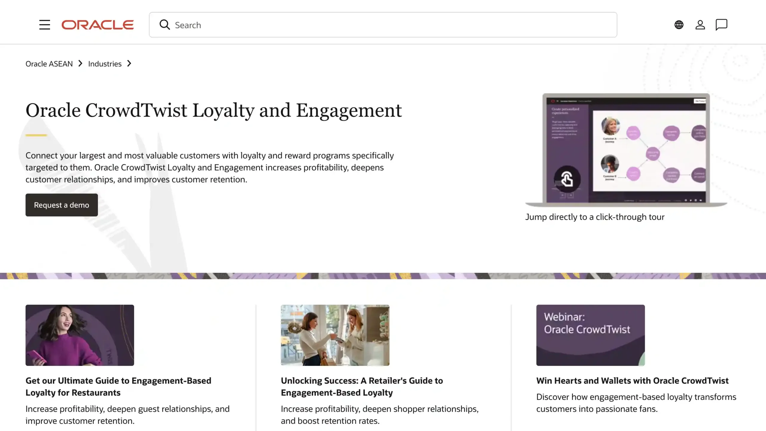 Oracle CrowdTwist Landing Page Oracle CrowdTwist-best customer loyalty platform