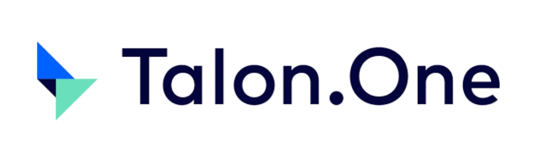 Talon.One, logo yang menonjol, berfungsi untuk memperkuat strategi pemasaran. Desain minimalis mencerminkan modernitas dan inovasi dalam dunia digital.