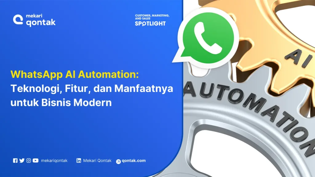 WhatsApp AI Automation Teknologi, Fitur, dan Manfaatnya untuk Bisnis Modern WhatsApp AI Automation: Teknologi, Fitur, dan Manfaatnya untuk Bisnis Modern