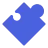 Sebuah ikon berwarna biru yang menyerupai bentuk geometris, sedang diposisikan di atas latar belakang yang sederhana, menunjukkan fungsi desain modern.