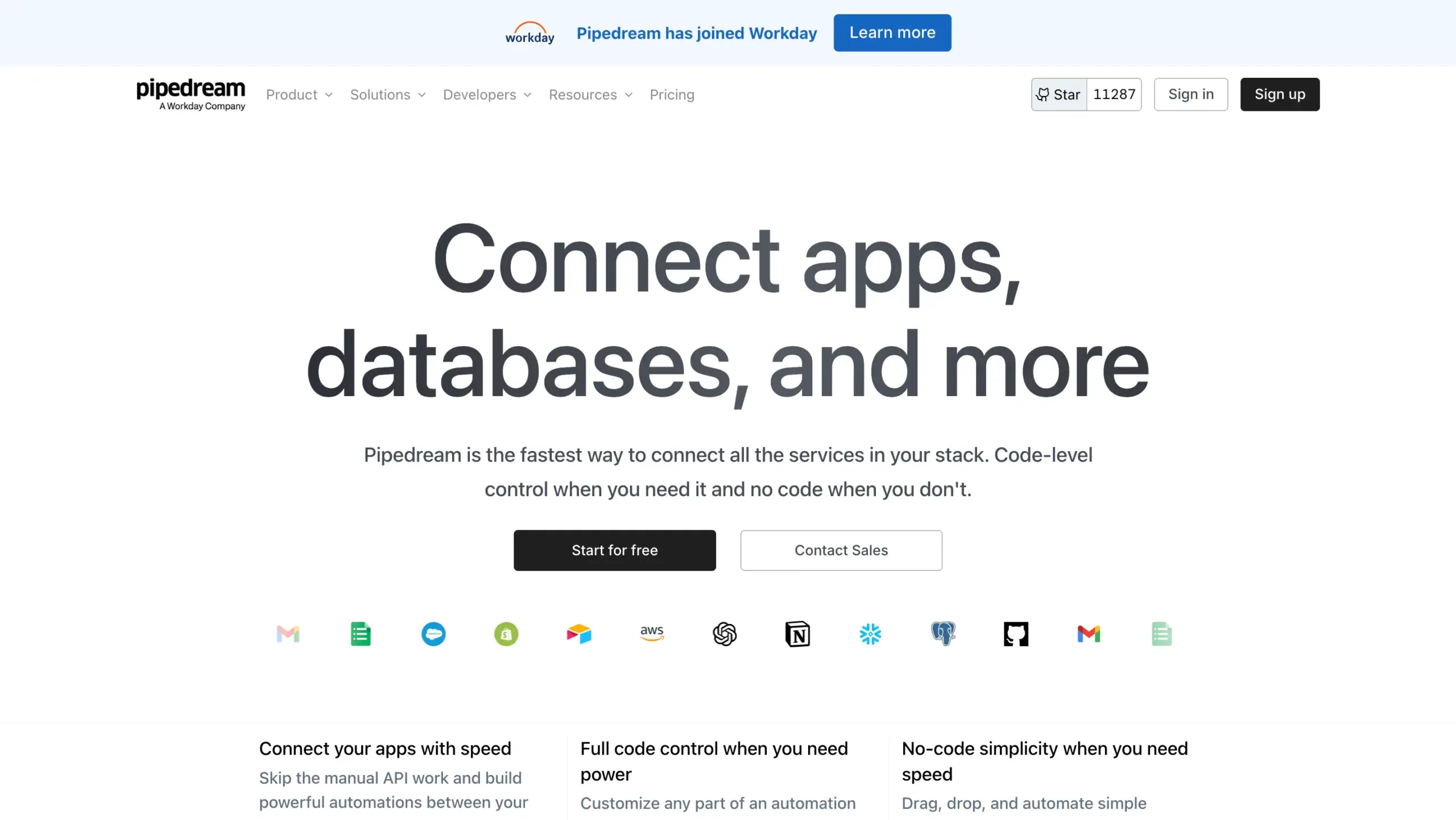 Pipedream-best ai workflow automation tools