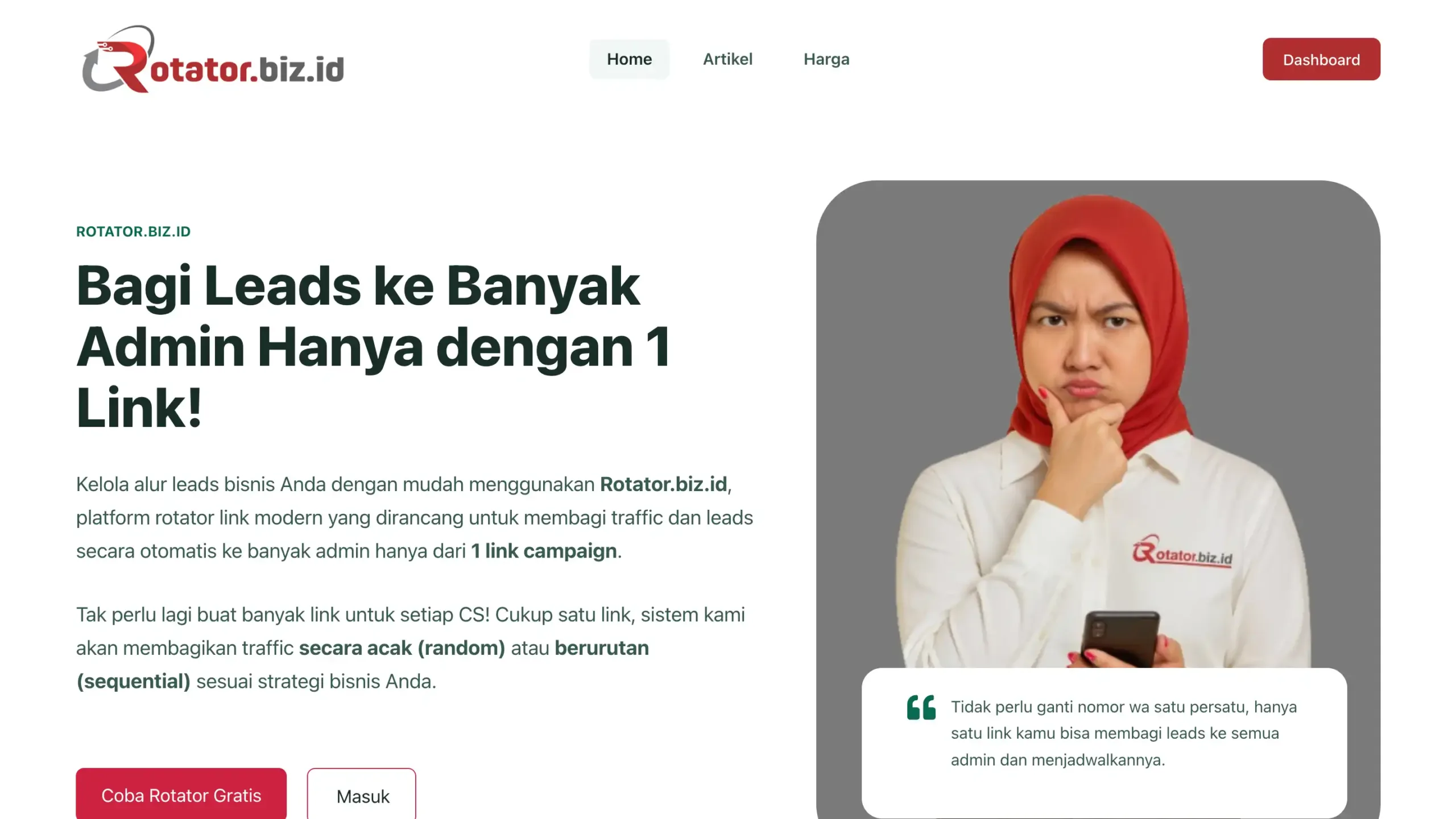 Landing Page Rotator.biz Rotator.biz-tools whatsapp rotator terbaik