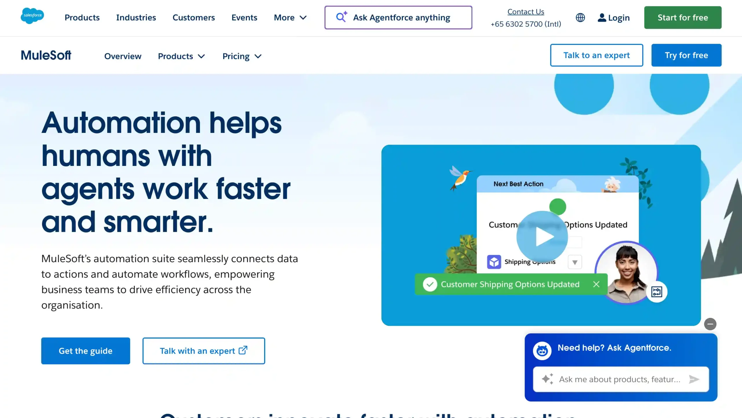 Salesforce-best ai workflow automation tools