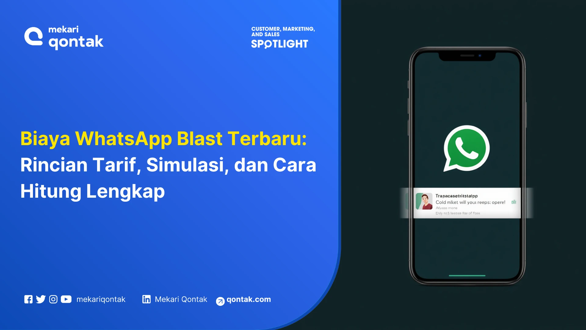 Biaya WhatsApp Blast Terbaru: Rincian Tarif, Simulasi, dan Cara Hitung Lengkap