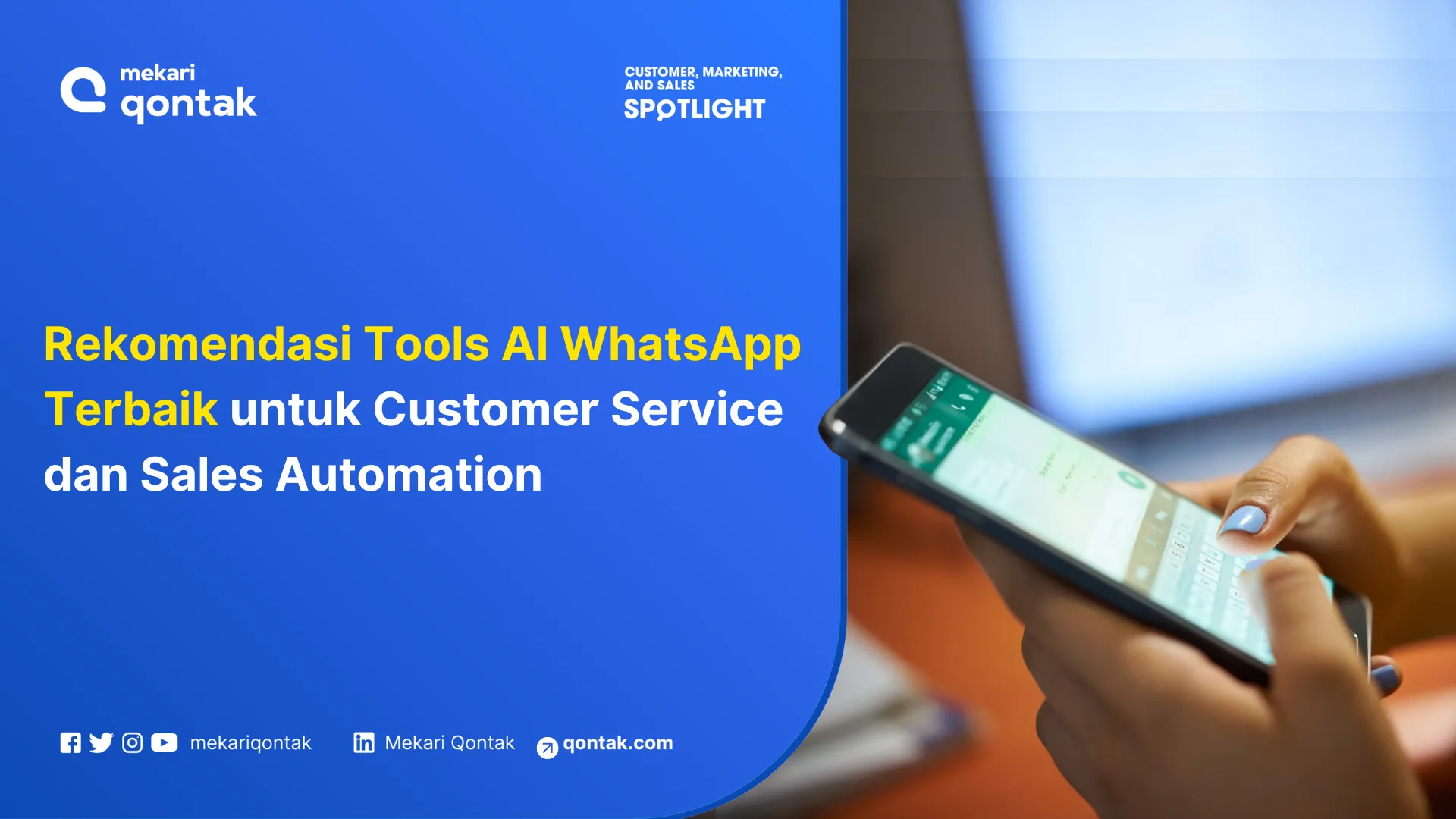Rekomendasi Tools AI WhatsApp Terbaik untuk Customer Service dan Sales Automation