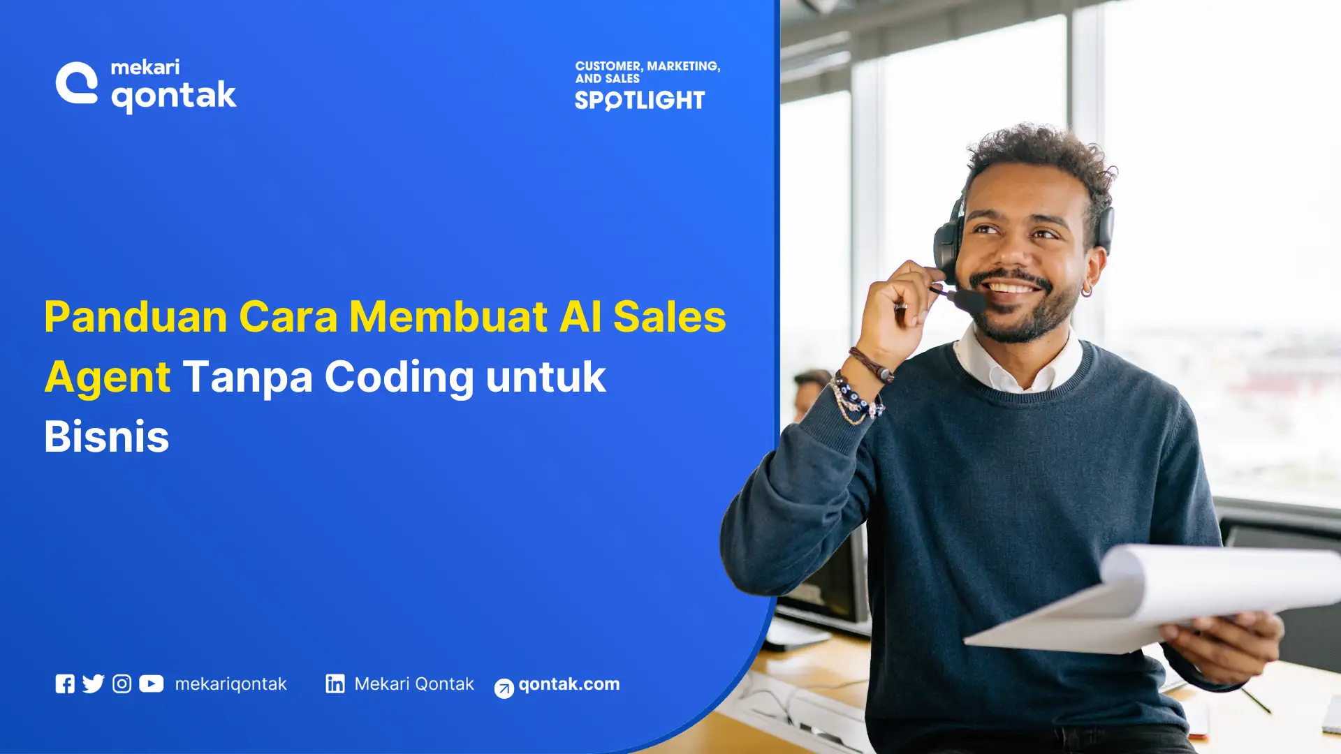 Panduan Cara Membuat AI Sales Agent Tanpa Coding untuk Bisnis