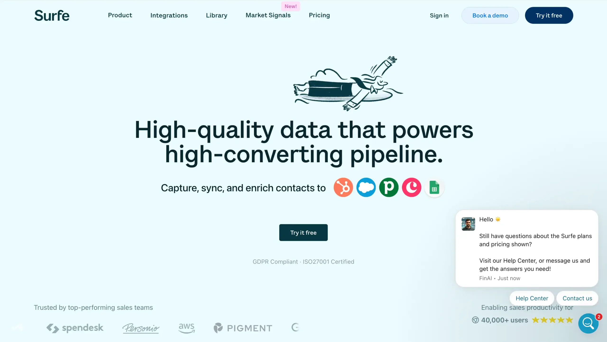 Surfe-best ai lead generation tools